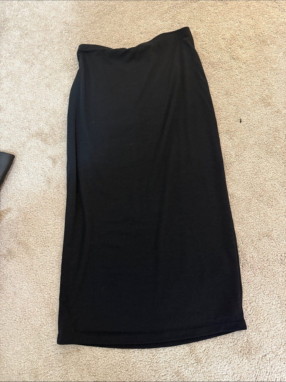 JustFab Black Maxi Skirt
